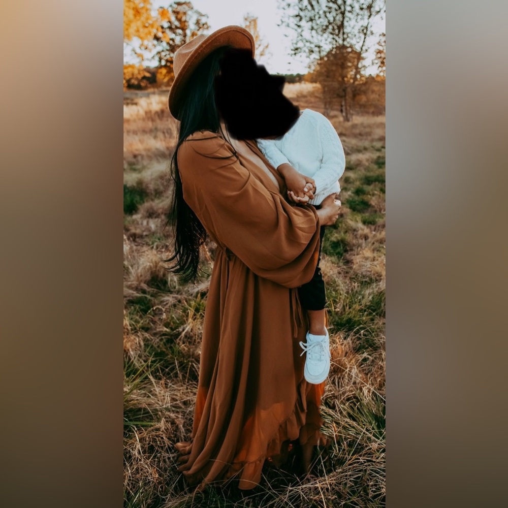 Joyfolie Brown Dress